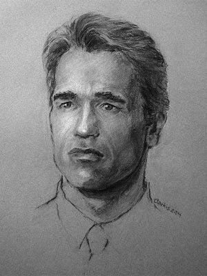 Arnold Schwarzenegger portrait